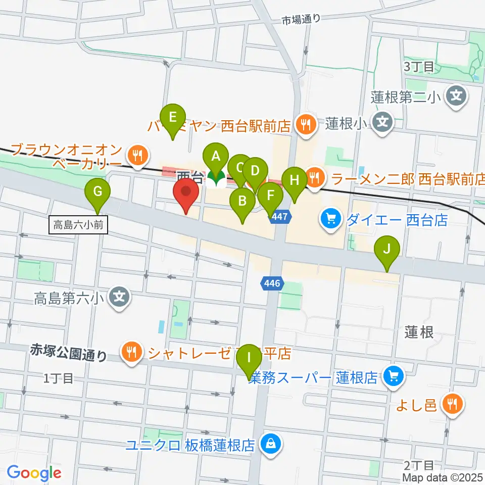 マツモトピアノサービス周辺のカフェ一覧地図
