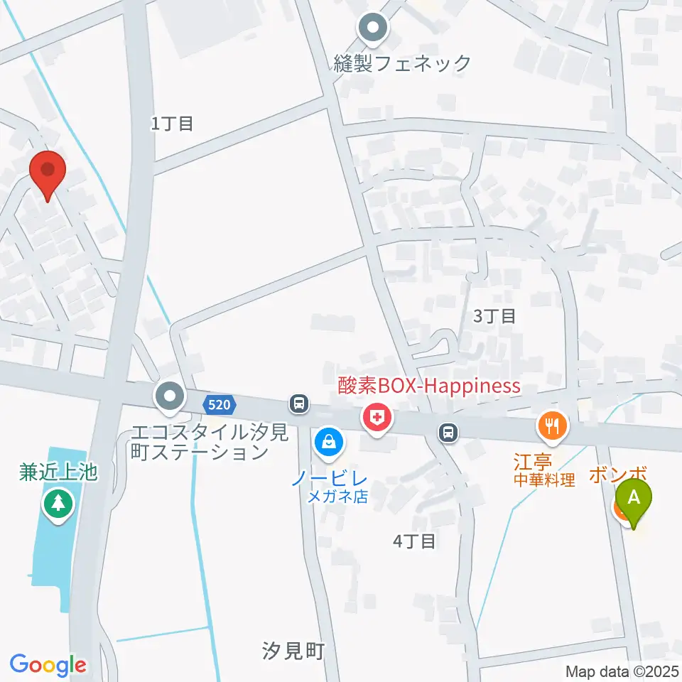 谷口ピアノ調律事務所周辺のカフェ一覧地図