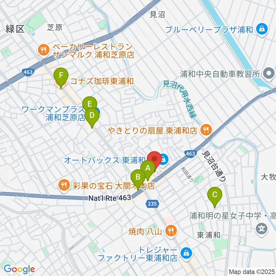 音楽クラブプラネッツ周辺のカフェ一覧地図