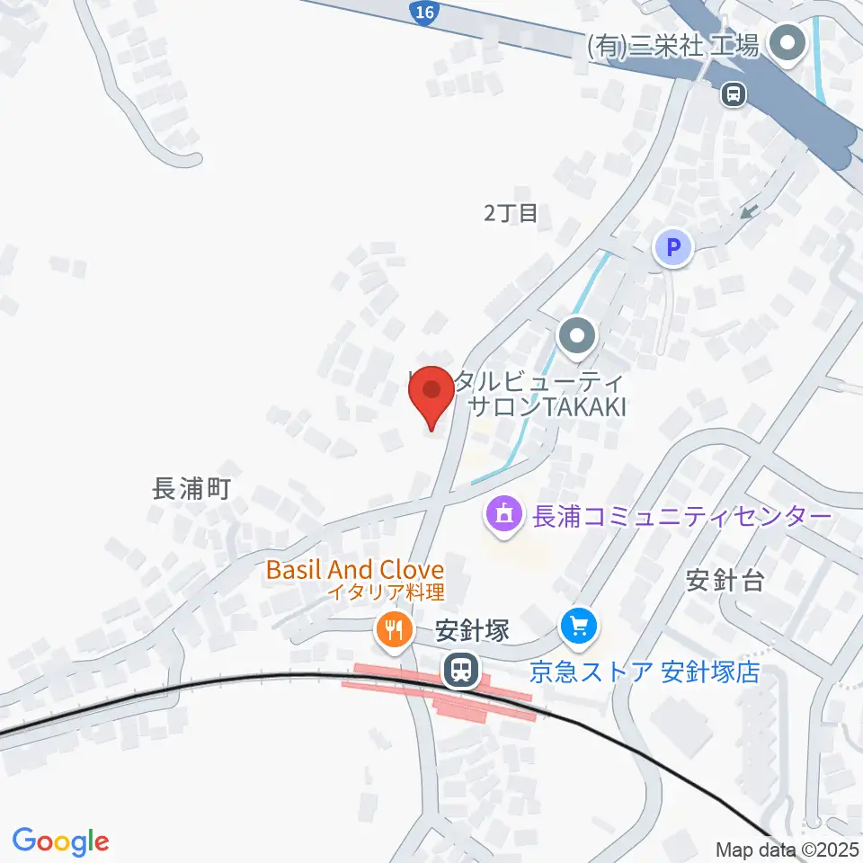 アラベスク音楽教室周辺のカフェ一覧地図