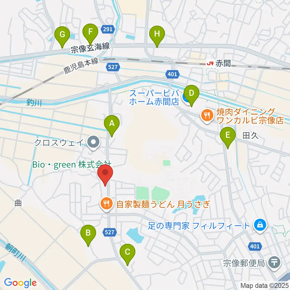 自由ヶ丘フォレストホール周辺のカフェ一覧地図