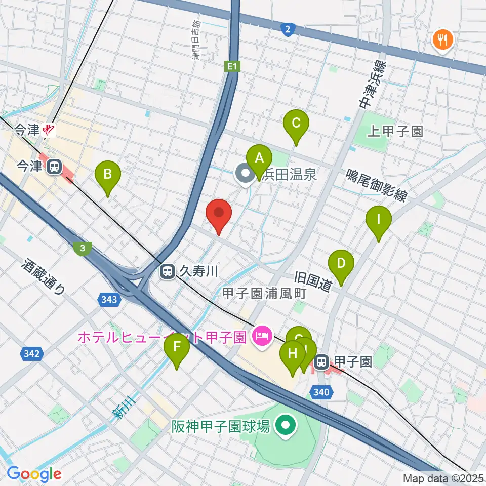 有限会社グーターコンパス周辺のカフェ一覧地図