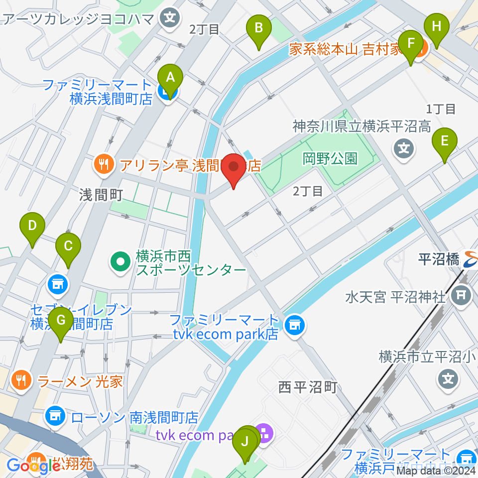 モアハーモニー周辺のカフェ一覧地図