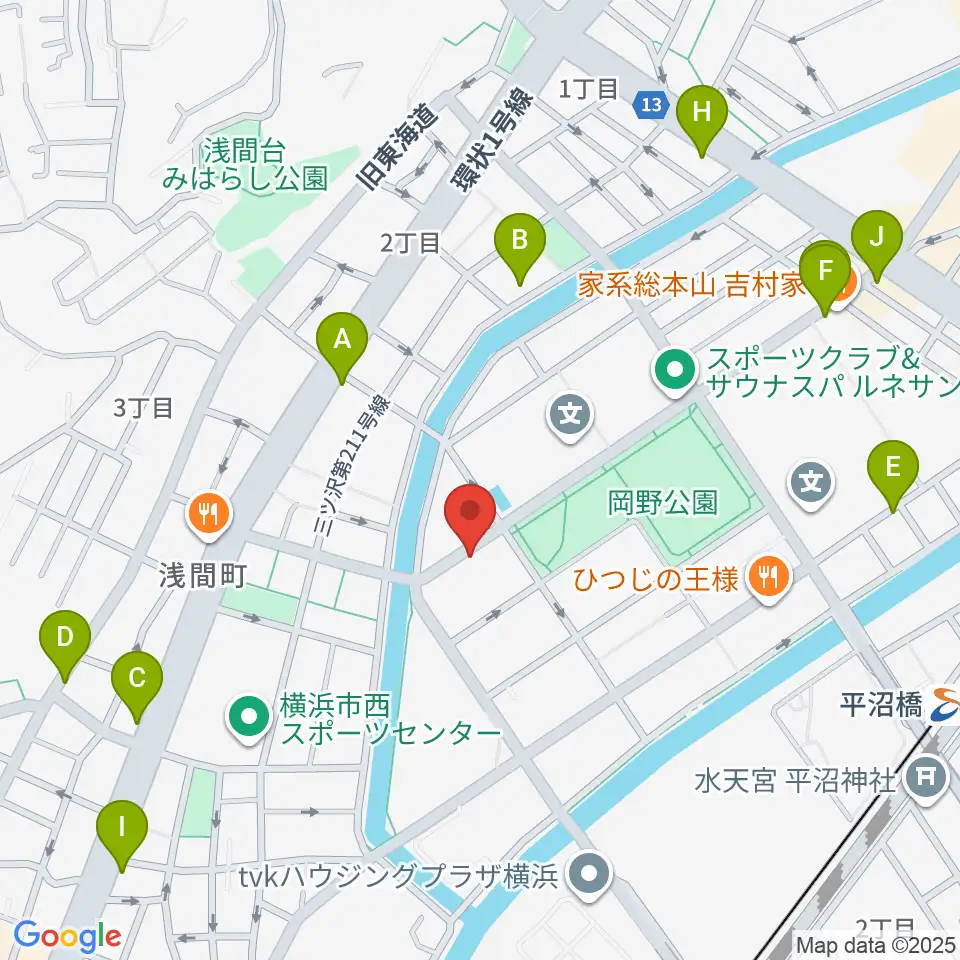 モアハーモニー周辺のカフェ一覧地図