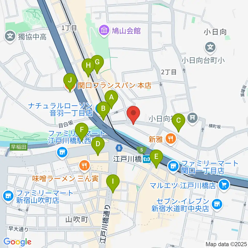 スタジオピアーチェ周辺のカフェ一覧地図