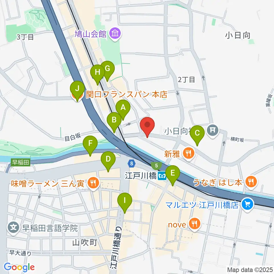 スタジオピアーチェ周辺のカフェ一覧地図
