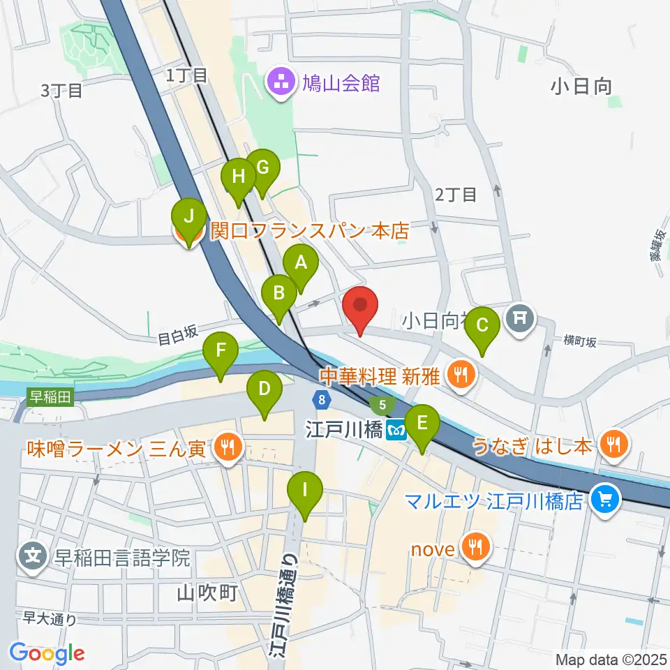スタジオピアーチェ周辺のカフェ一覧地図
