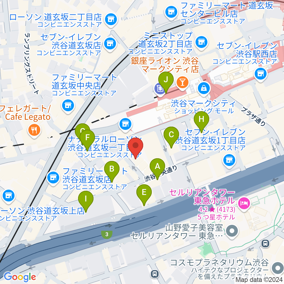 ノナカ・ダブルリードギャラリー周辺のカフェ一覧地図