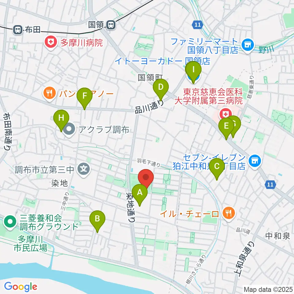 音楽教室『箱』周辺のカフェ一覧地図