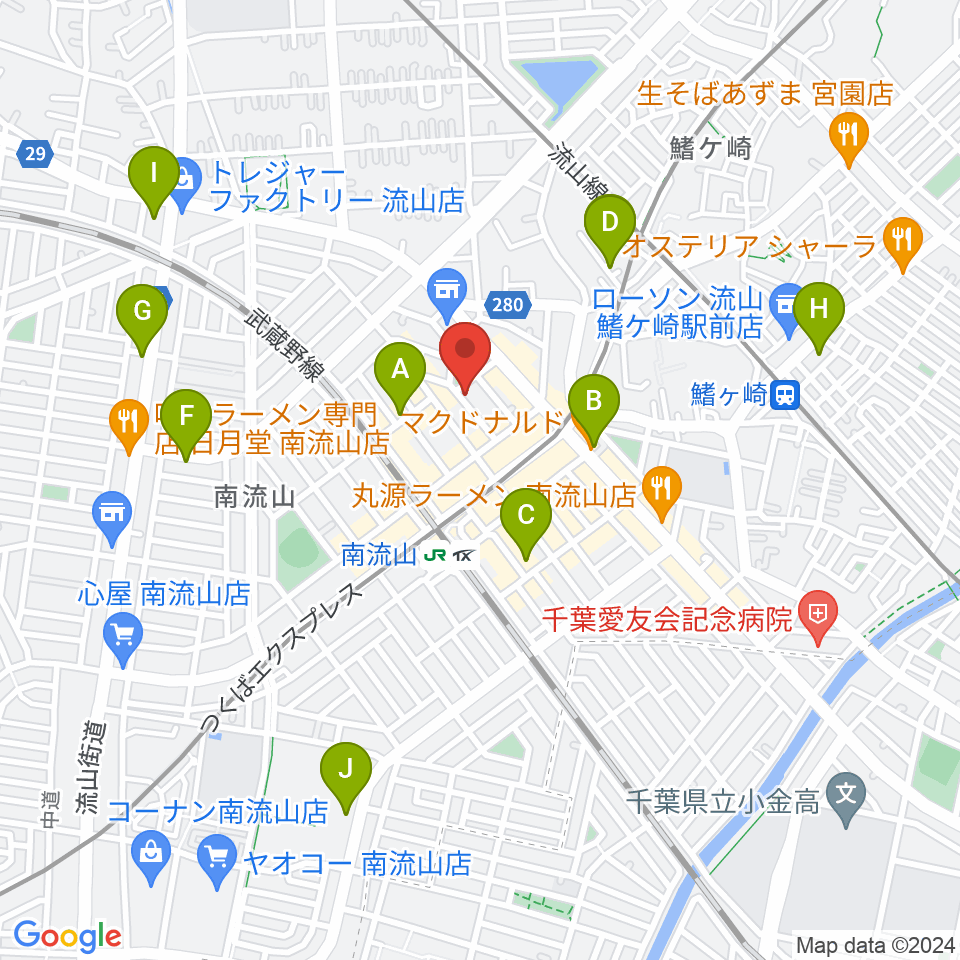 みみミュージック周辺のカフェ一覧地図