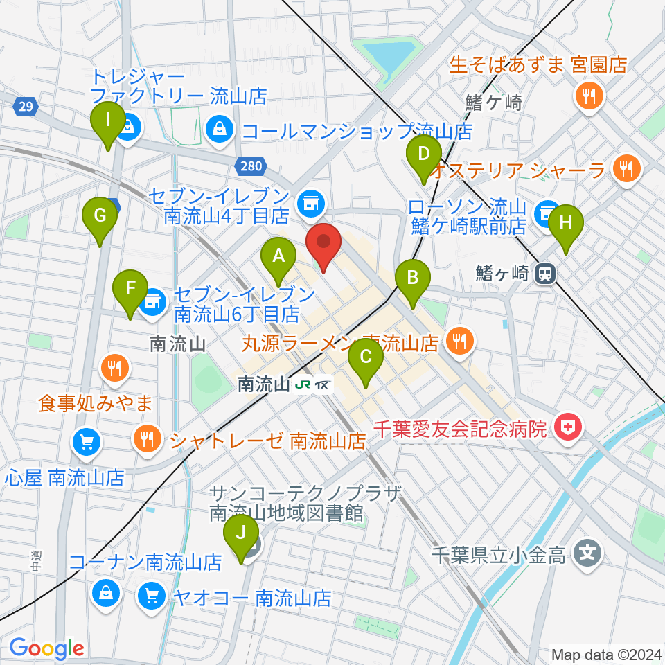 みみミュージック周辺のカフェ一覧地図