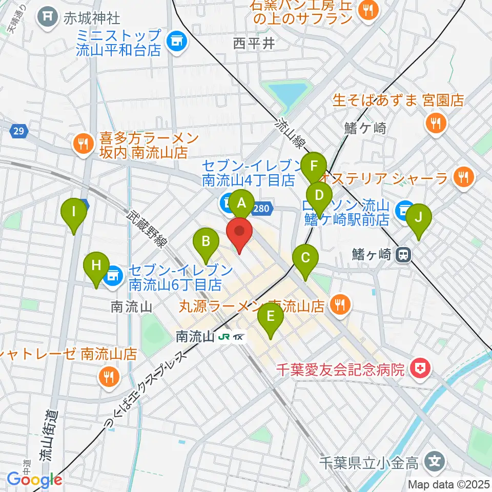 みみミュージック周辺のカフェ一覧地図