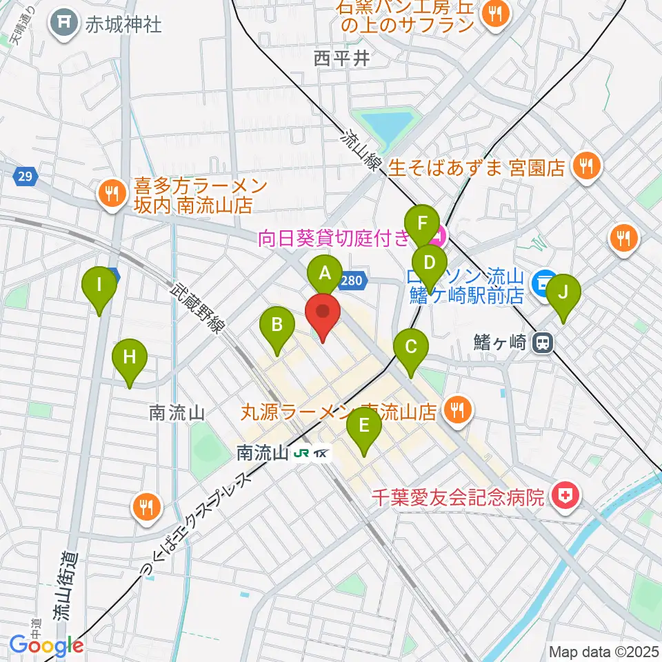 みみミュージック周辺のカフェ一覧地図