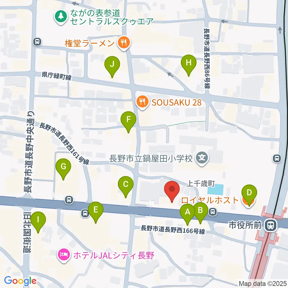 バックドロップ周辺のカフェ一覧地図