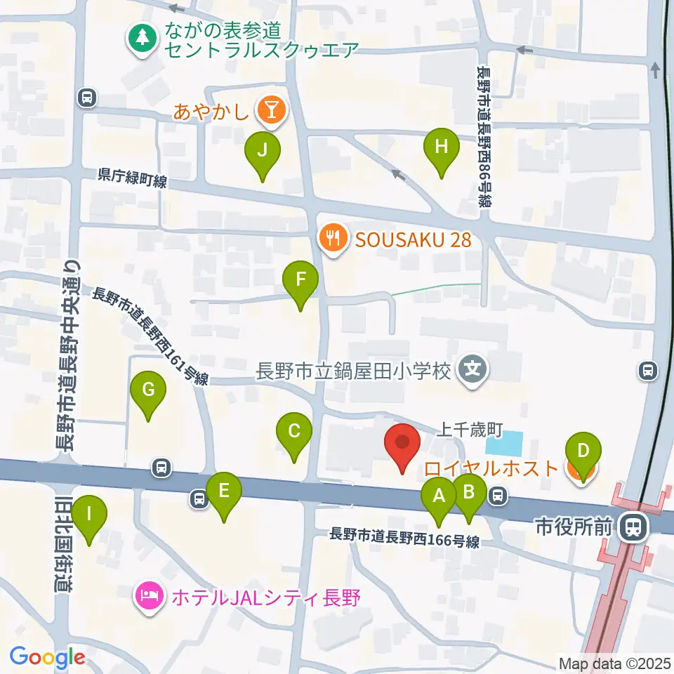 バックドロップ周辺のカフェ一覧地図