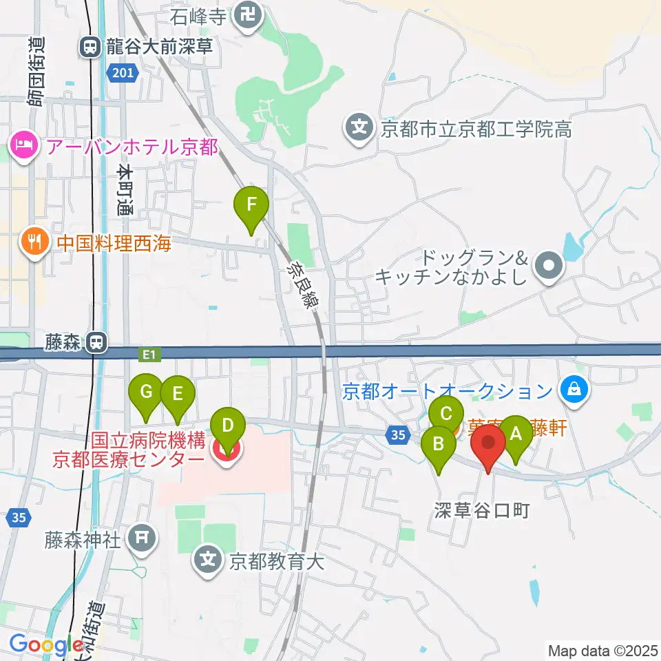 ぴあの屋ドットコム周辺のカフェ一覧地図