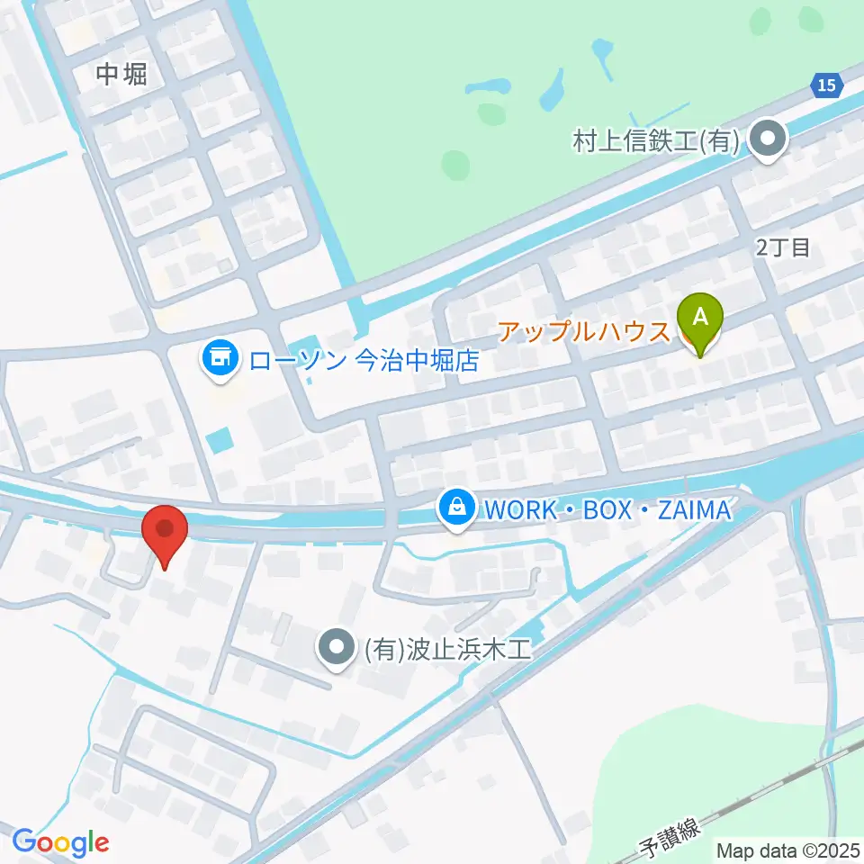 南海ピアノ周辺のカフェ一覧地図