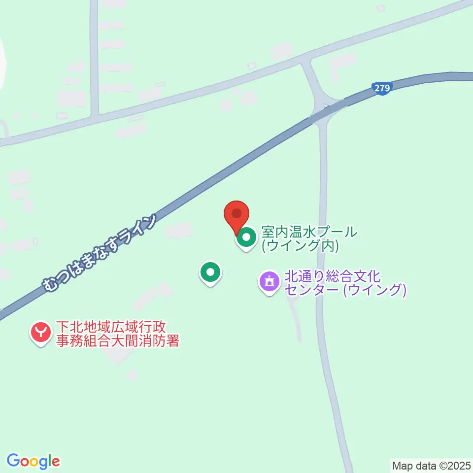 北通り総合文化センター ウイング周辺のカフェ一覧地図