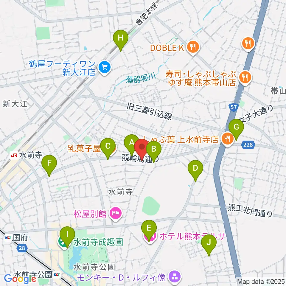 ビートニック80周辺のカフェ一覧地図