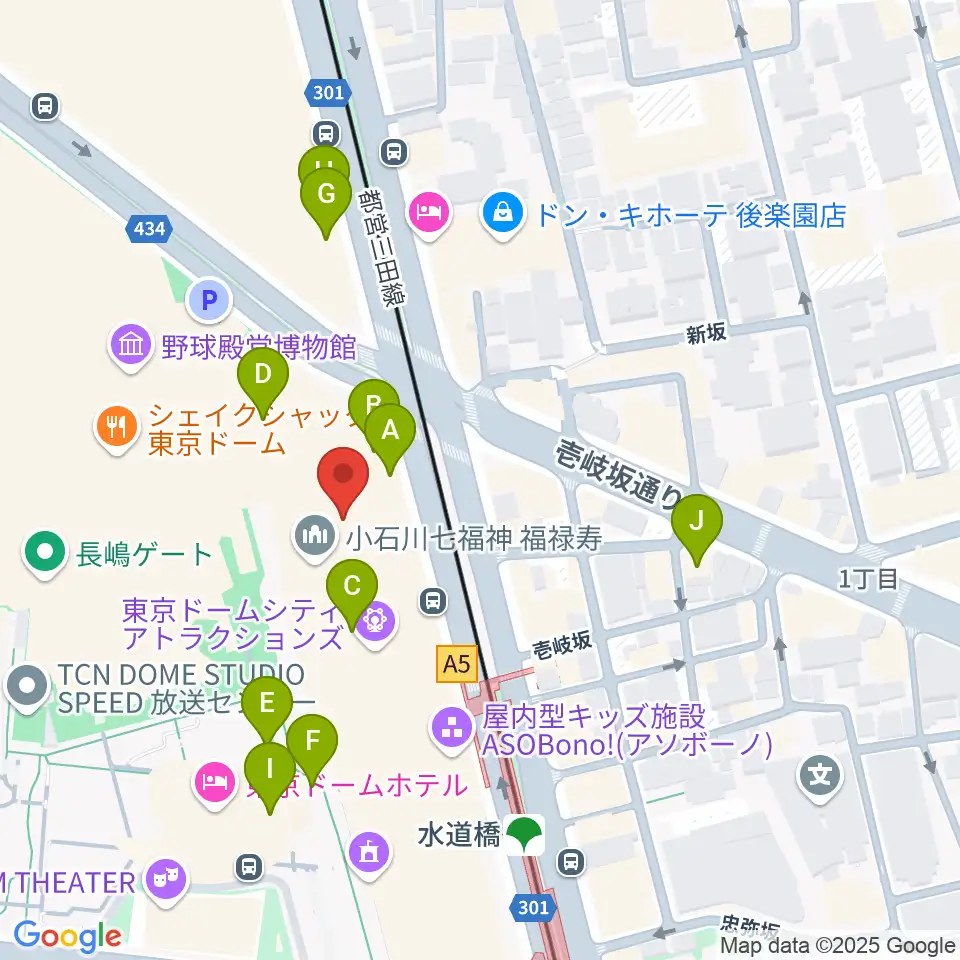 シアターGロッソ周辺のカフェ一覧地図