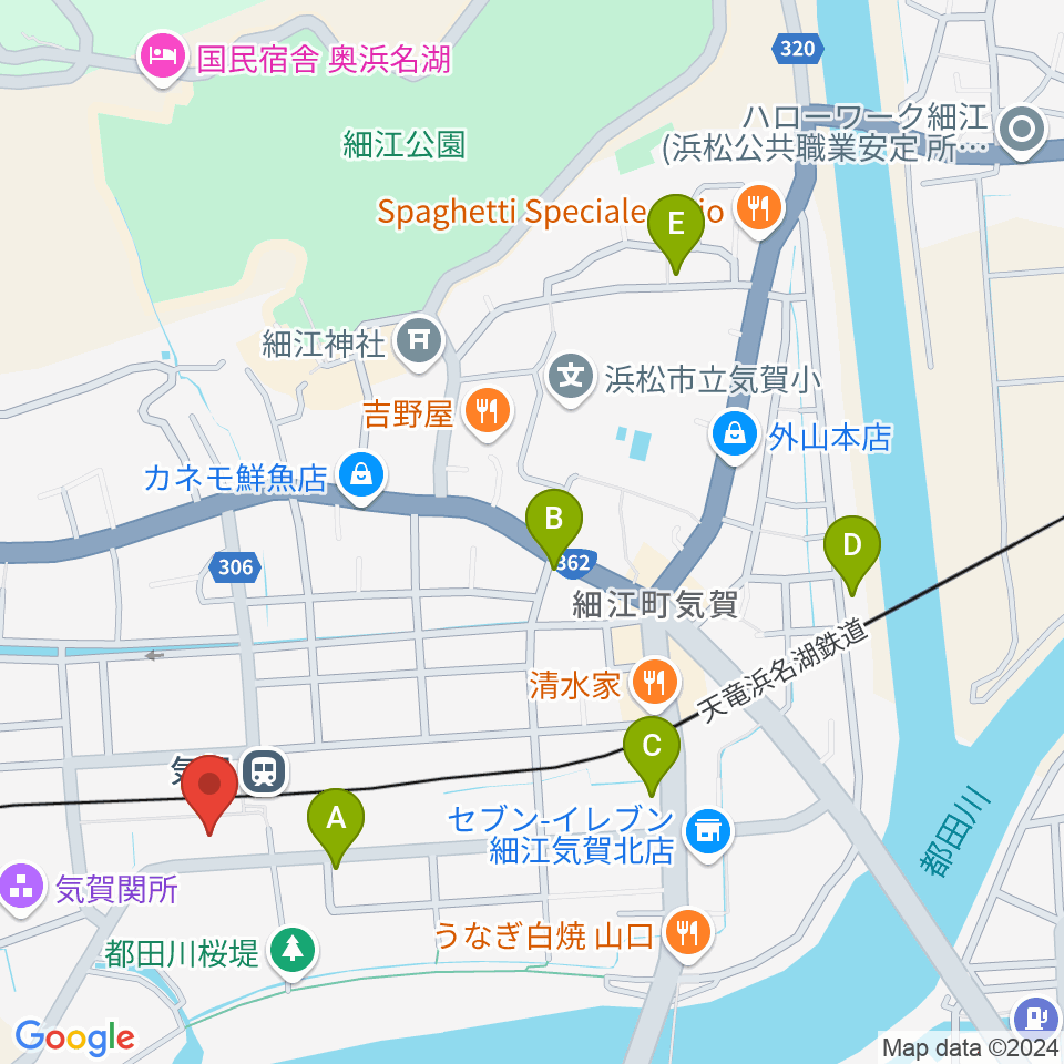 みをつくし文化センター周辺のカフェ一覧地図