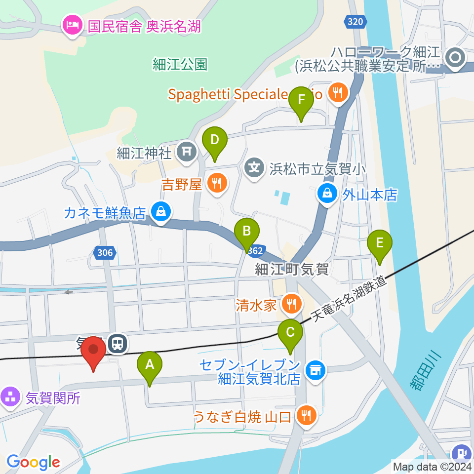 みをつくし文化センター周辺のカフェ一覧地図