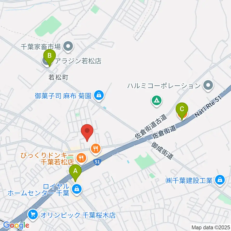 日本ピアノ運輸株式会社周辺のカフェ一覧地図