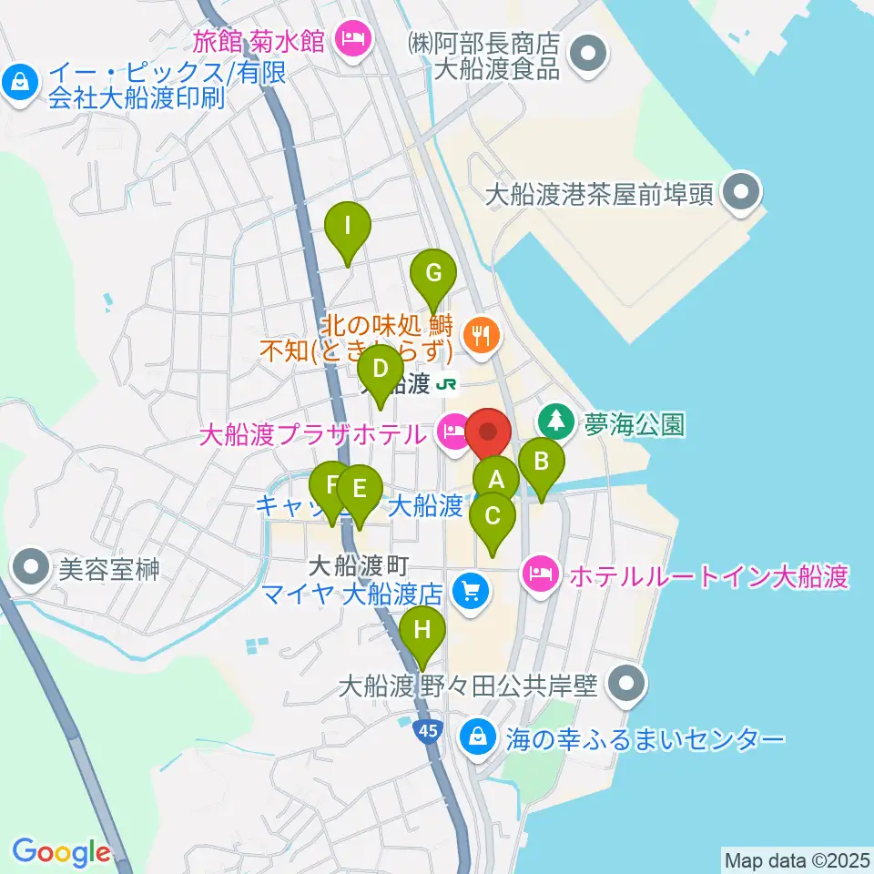 KESEN ROCK FREAKS周辺のカフェ一覧地図