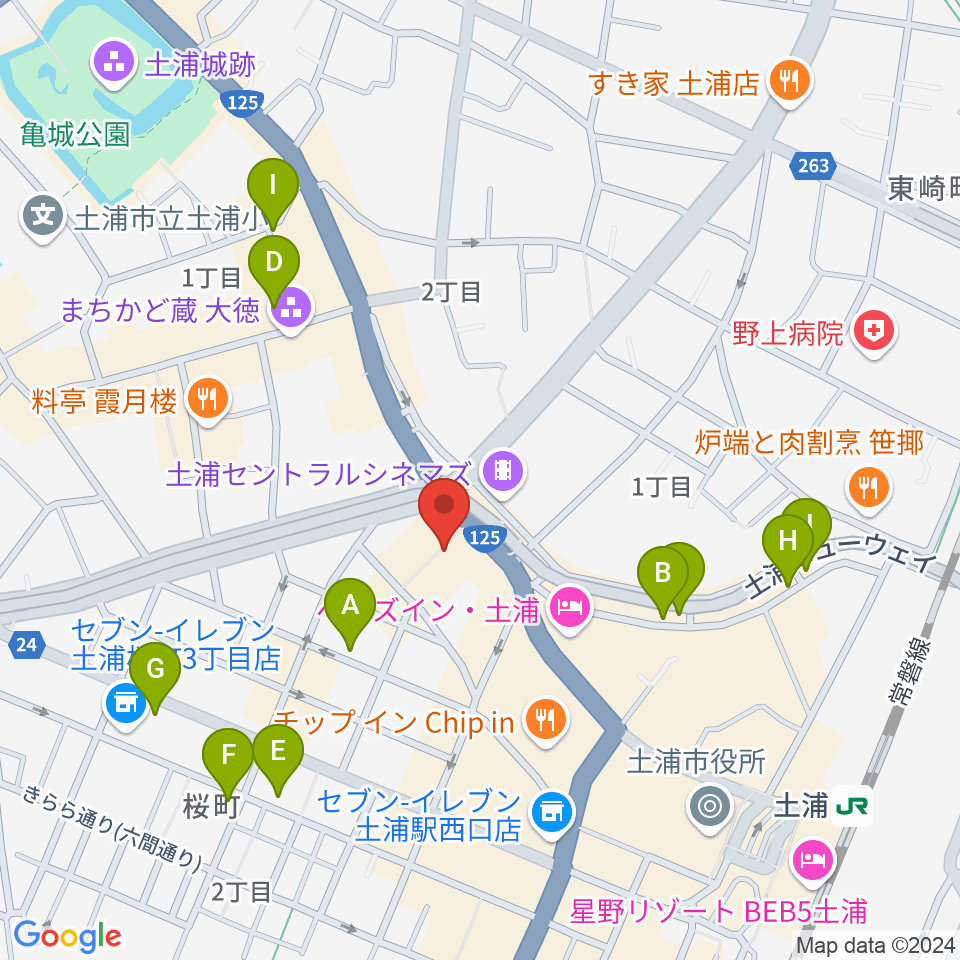 サケクラすのっぶ周辺のカフェ一覧地図