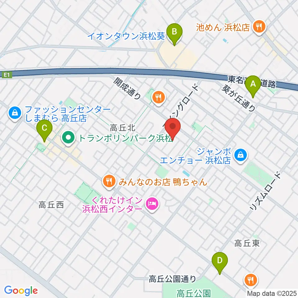 きたいち音楽教室周辺のカフェ一覧地図