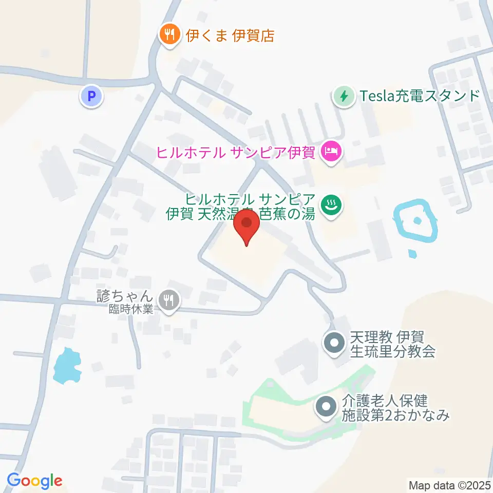 伊賀市文化会館周辺のカフェ一覧地図