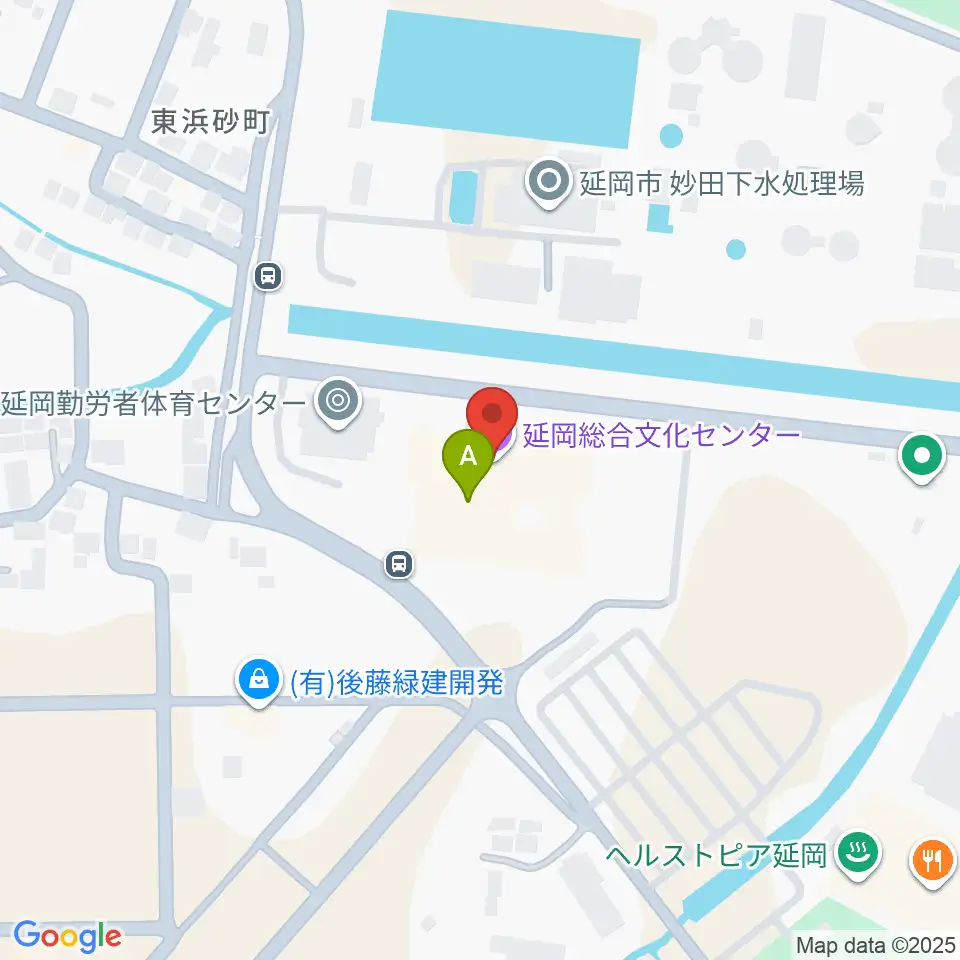 延岡総合文化センター周辺のカフェ一覧地図