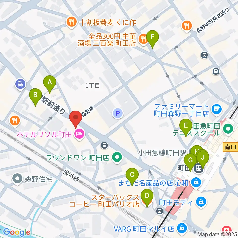 弦楽器工房シゲッティ周辺のカフェ一覧地図