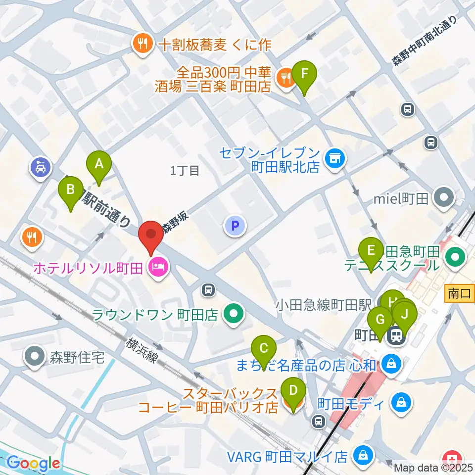 弦楽器工房シゲッティ周辺のカフェ一覧地図