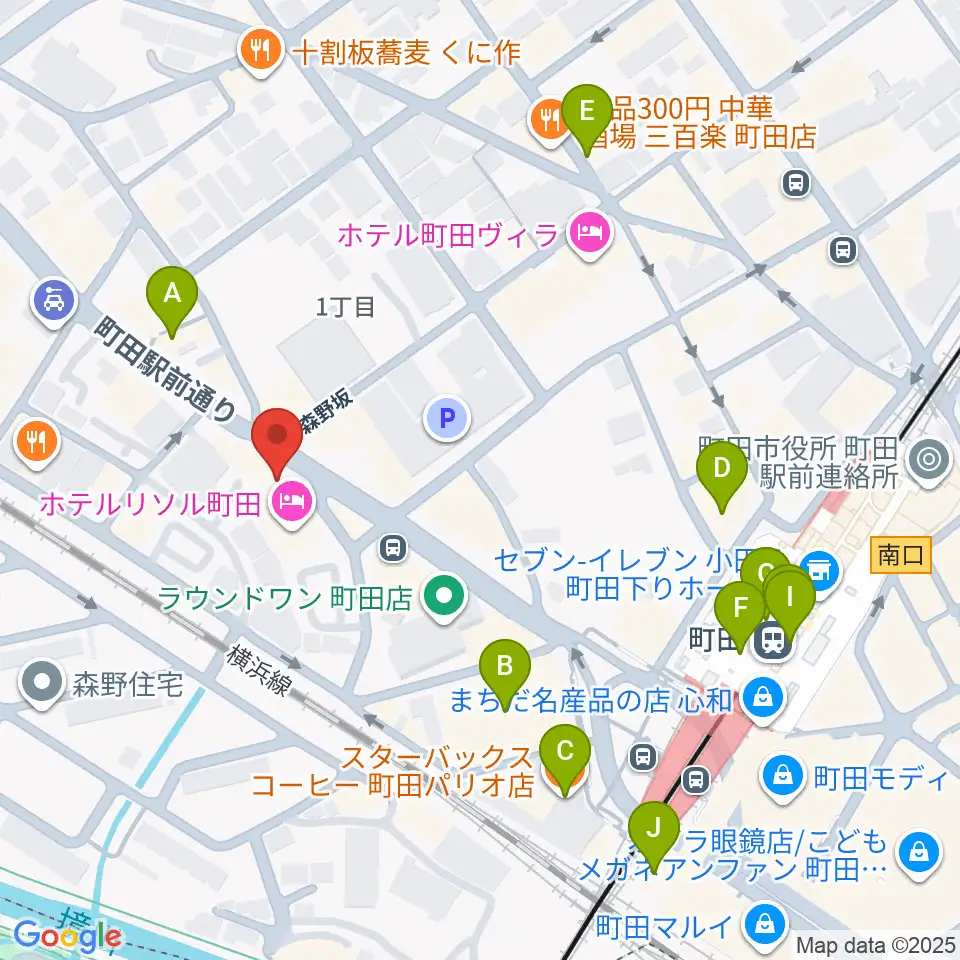 弦楽器工房シゲッティ周辺のカフェ一覧地図