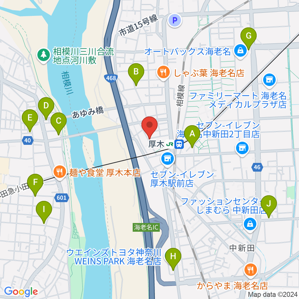 山脇ピアノ教室周辺のカフェ一覧地図