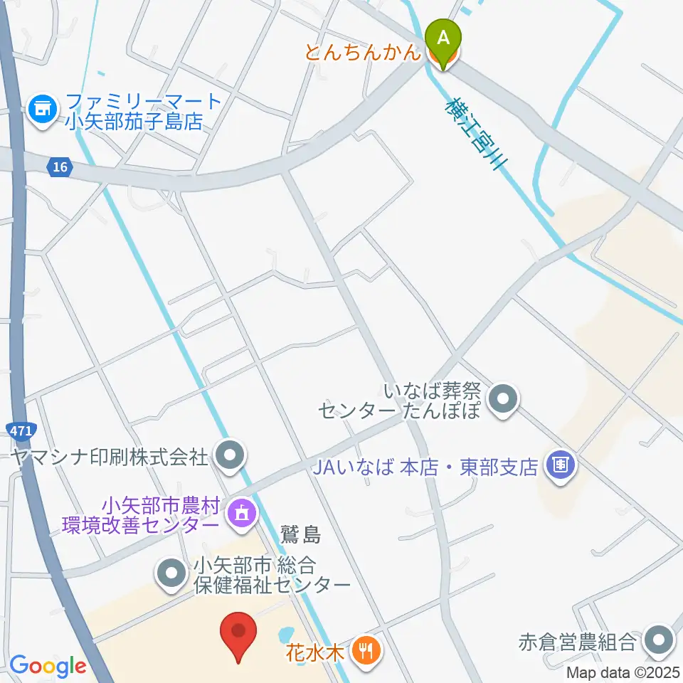 クロスランドおやべ周辺のカフェ一覧地図