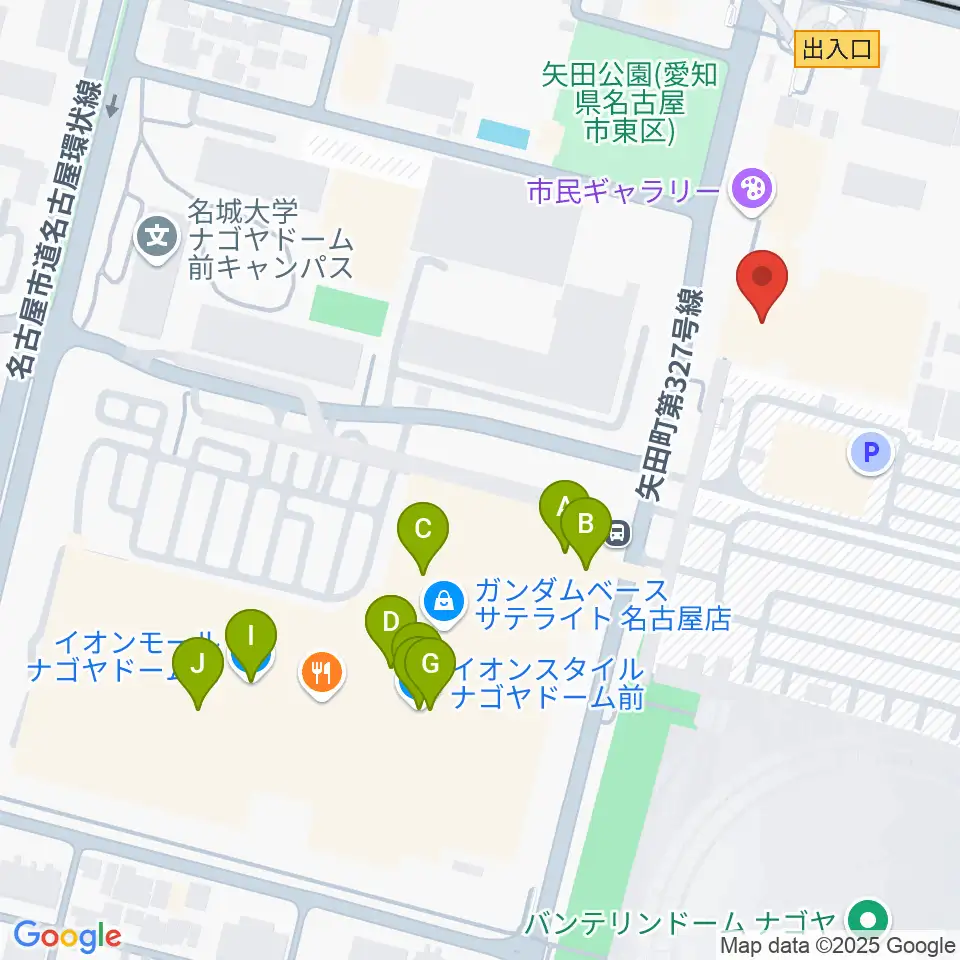 東文化小劇場周辺のカフェ一覧地図
