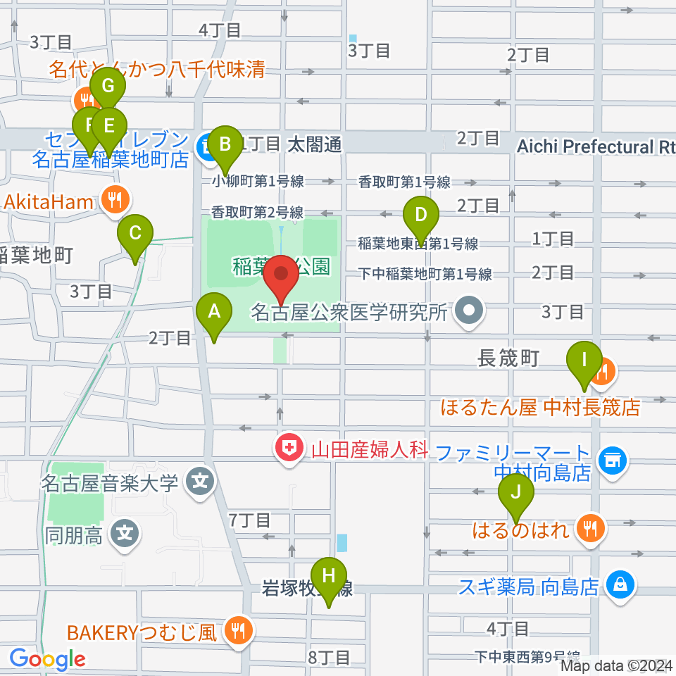 演劇練習館 アクテノン周辺のカフェ一覧地図