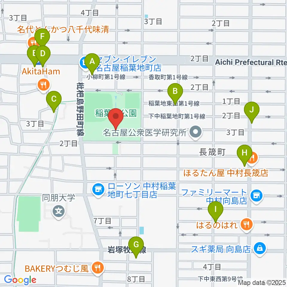 演劇練習館 アクテノン周辺のカフェ一覧地図
