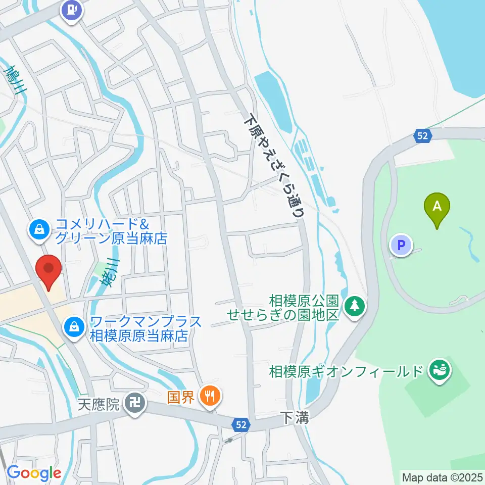 相模楽器 麻溝教室周辺のカフェ一覧地図
