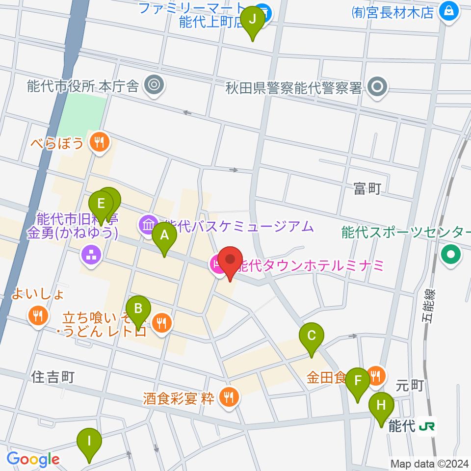 アサヒ楽器周辺のカフェ一覧地図