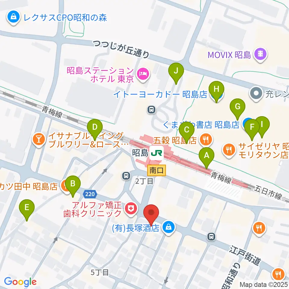 フローラカルチャークラブ周辺のカフェ一覧地図
