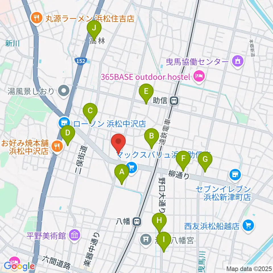 森といずみ周辺のカフェ一覧地図