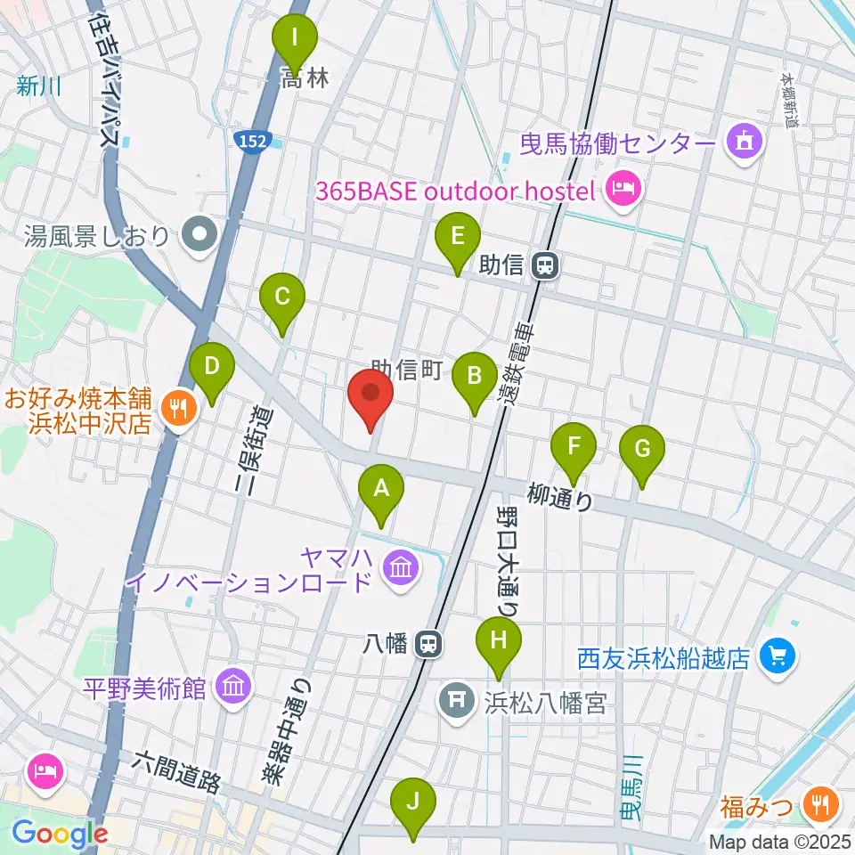 森といずみ周辺のカフェ一覧地図