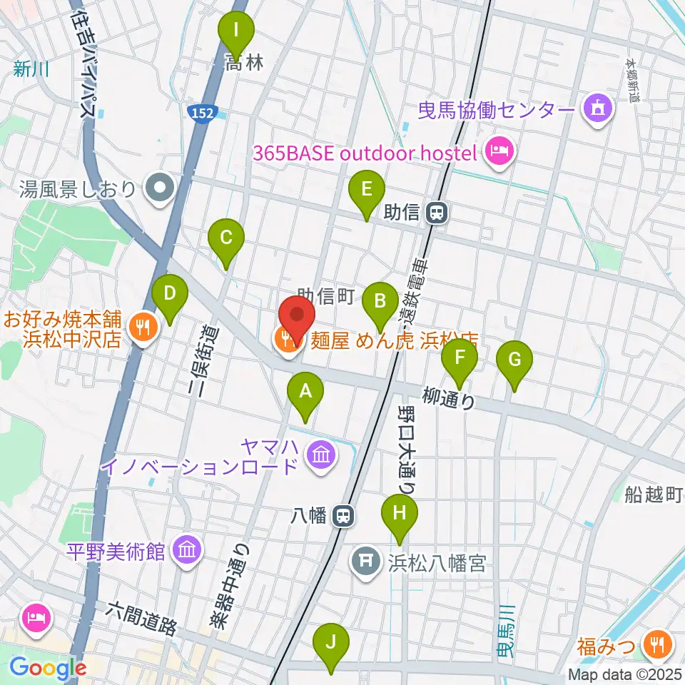 森といずみ周辺のカフェ一覧地図