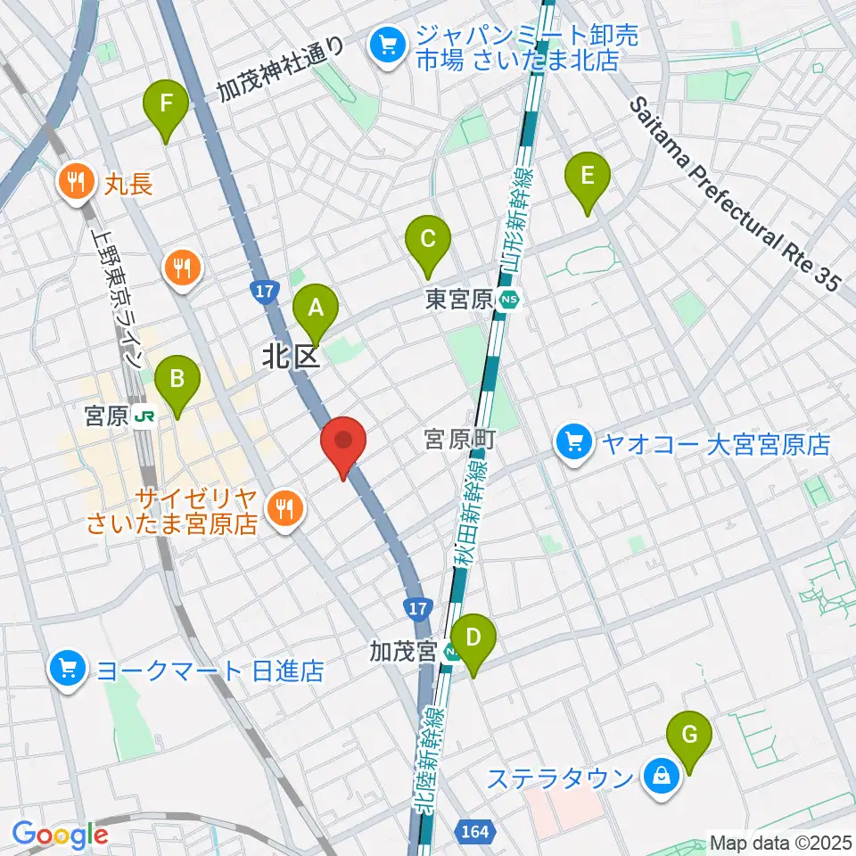 ヒソミネ周辺のカフェ一覧地図