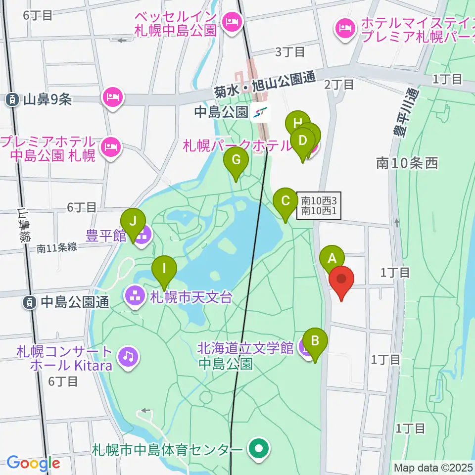 扇谷記念スタジオ・シアターZOO周辺のカフェ一覧地図