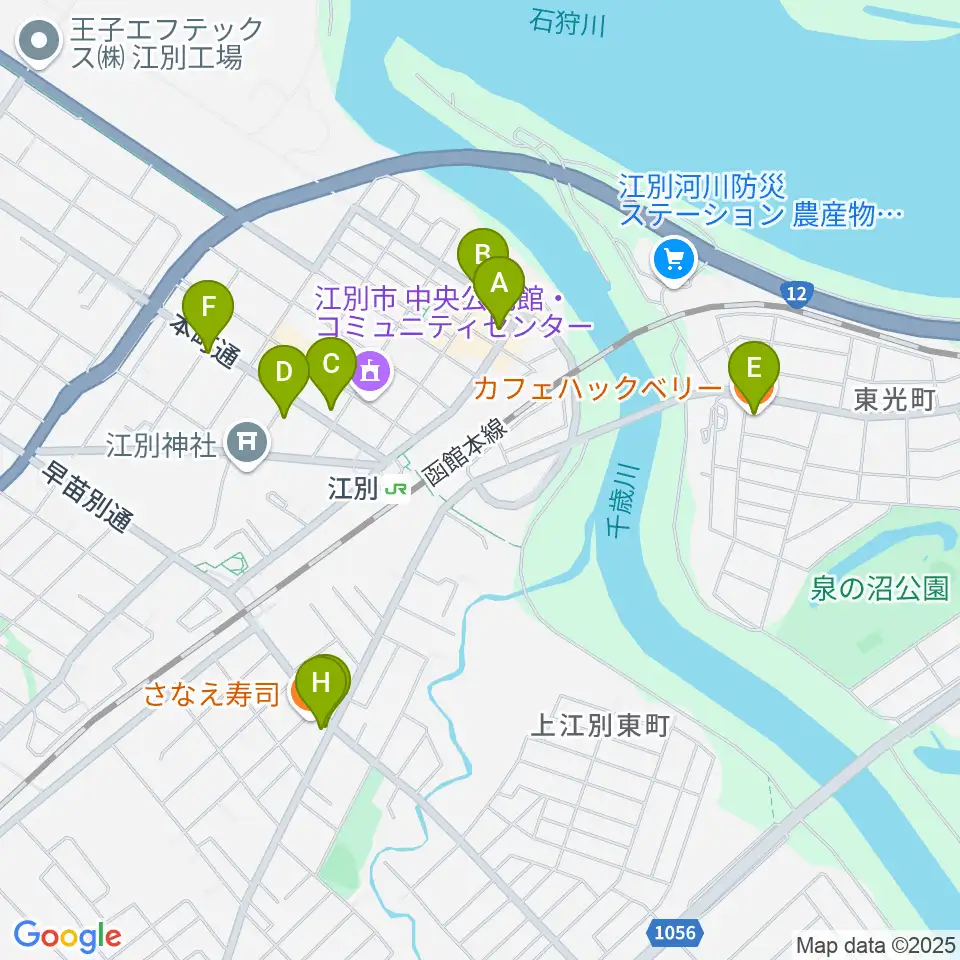 ドラマシアターども周辺のカフェ一覧地図