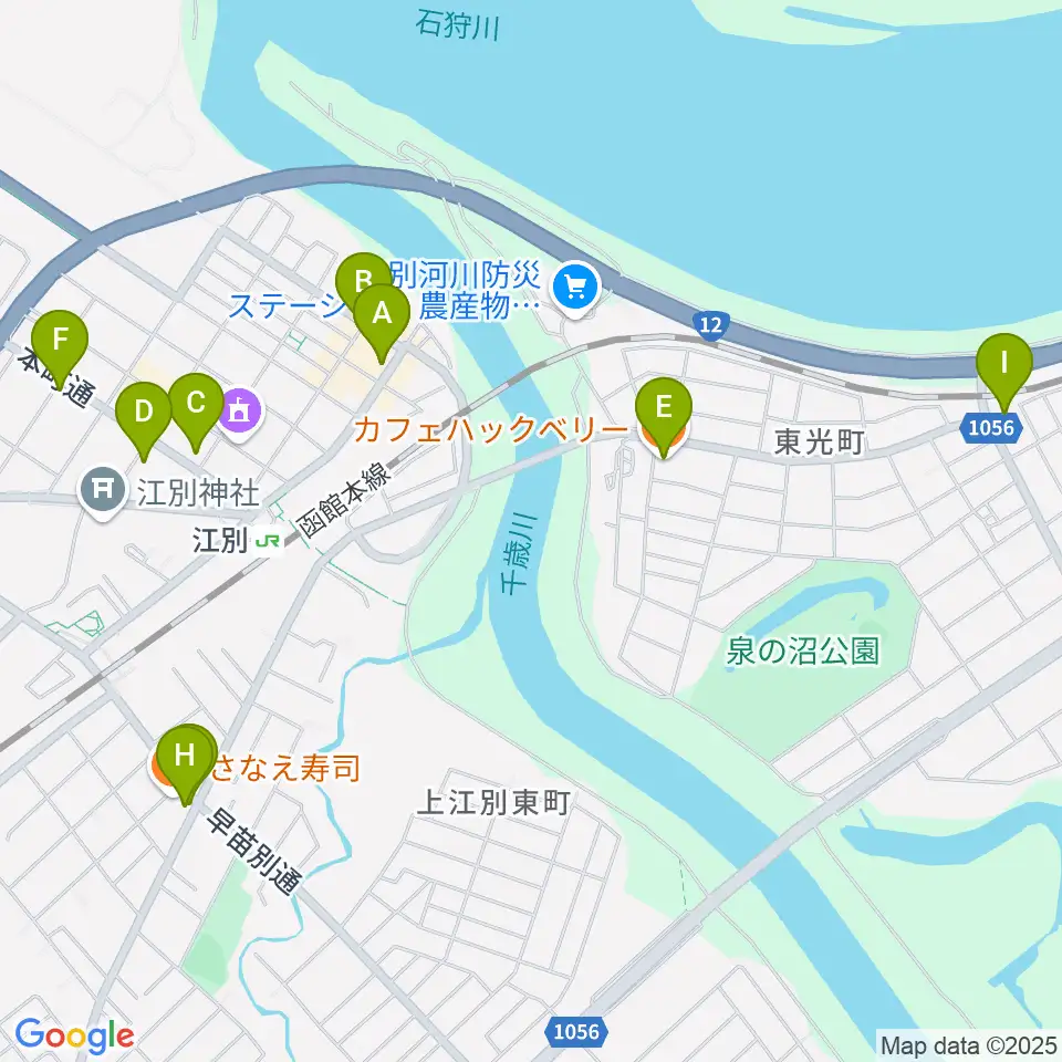 ドラマシアターども周辺のカフェ一覧地図
